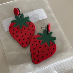 Strawberry earrings